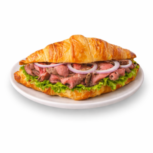 Croissant with roastbeef