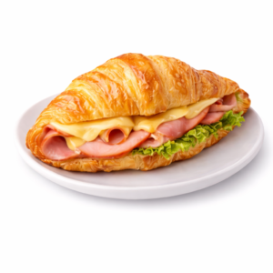 Ham and cheese croissant